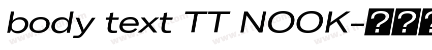 body text TT NOOK字体转换 body text TT NOOK字体转换